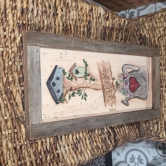Adorable wooden Welcome sign - Picture 5 of 5